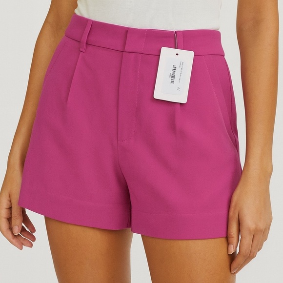 Fate Pants - Fate High Waist Magenta Shorts